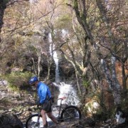 A couple of spectacular waterfalls cross the Ciaran Path.