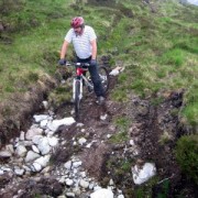 Inevitably, some sections have been washed out and are in need of some maintenance.