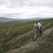 Nearing the end of the track.