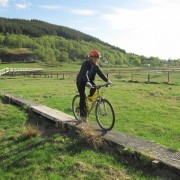 Crossing the bridge on 2 wheels demands a little skill and a little nerve, and there is always the view to distract you.