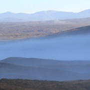 November mist and Rannoch Moor