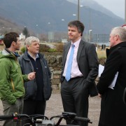 Secretary of State for Scotland visiting Glencoe