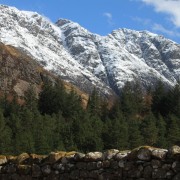 Aonach Eagach from the fank