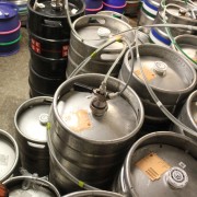 Busy looking beer cellar