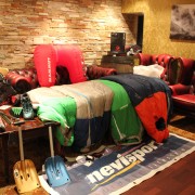Nevisport goodies on display