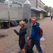 David & Vivienne set out on the WHW - Milngavie to Fort William