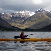 Kayaking on Loch Leven