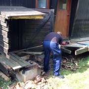 Birch Chalet walkway repair