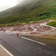 A82 flood