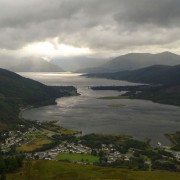 Moody skies over Loch Leven