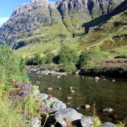 Late afternoon sun on Aonach Dubh