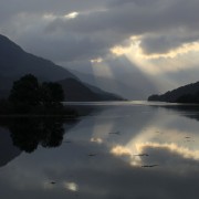 Moody skies over 