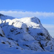 The 3 Sisters, Glencoe - in winter