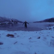 A quick swim at the Ballachulish Pier. Why not?!